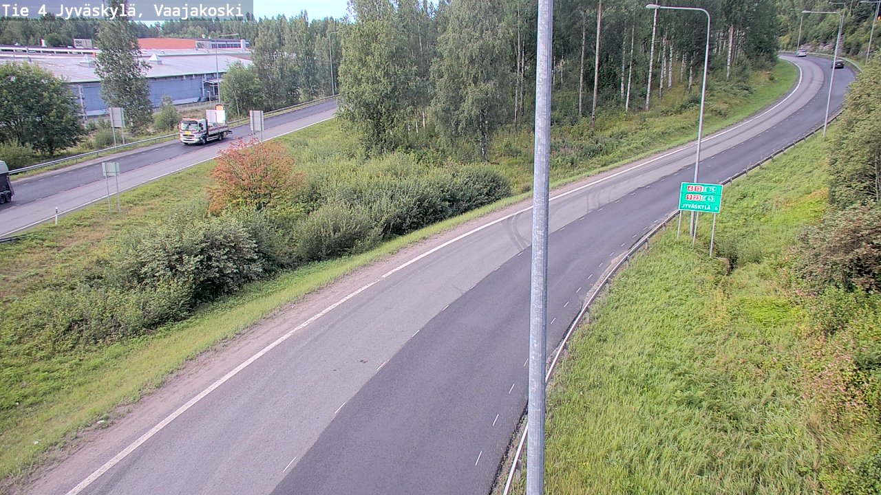 Weather Camera Image Road 4 Jyväskylä, Vaajakoski, Jyväskylä, Keski-Suomi