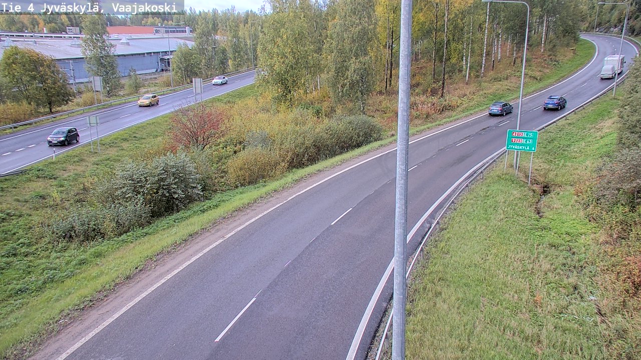 Kelikamerat Kuva Tie 4 Jyväskylä, Vaajakoski, Jyväskylä, Keski-Suomi