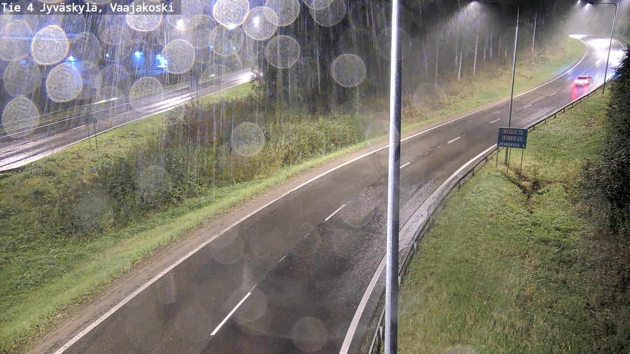 Weather Camera Image Road 4 Jyväskylä, Vaajakoski, Jyväskylä, Keski-Suomi