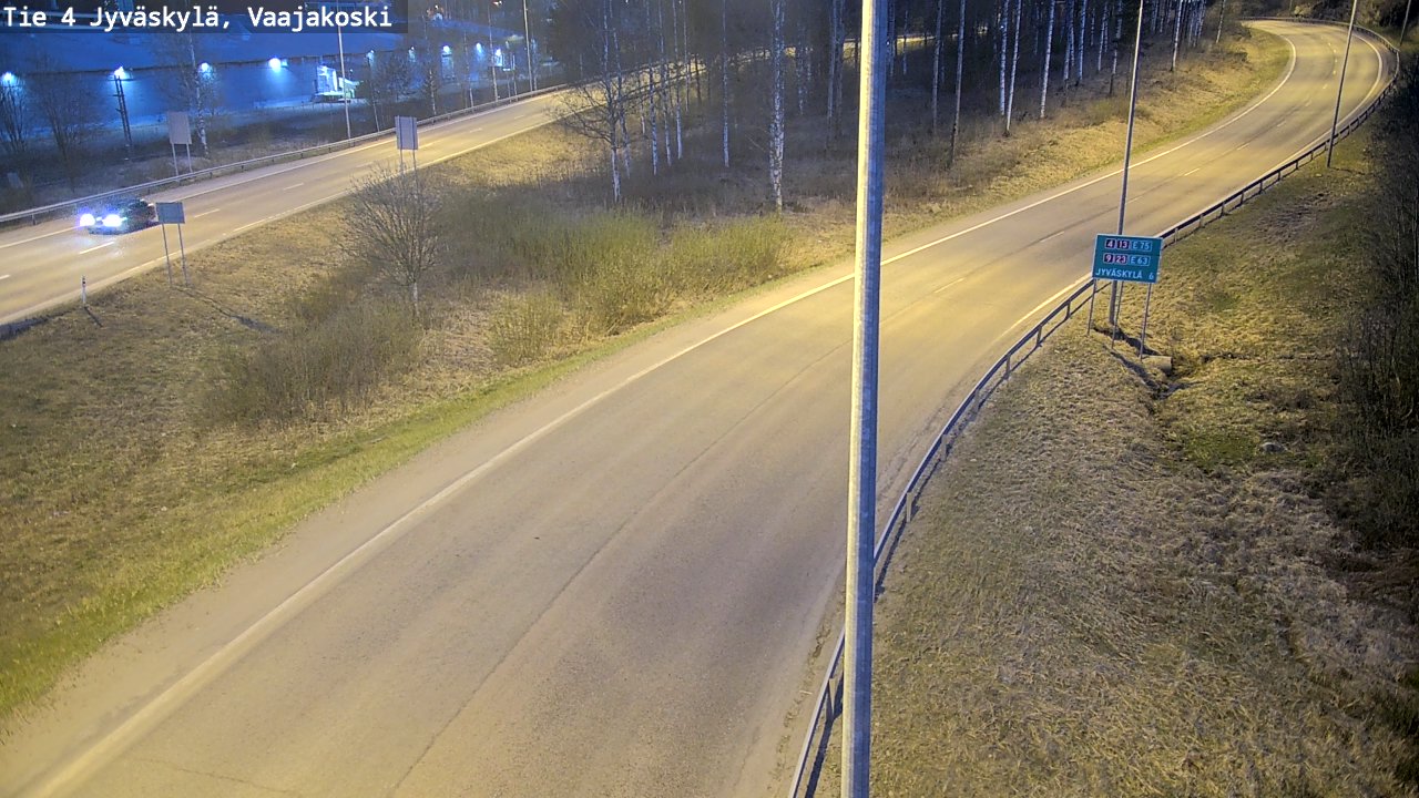 Weather Camera Image Road 4 Jyväskylä, Vaajakoski, Jyväskylä, Keski-Suomi
