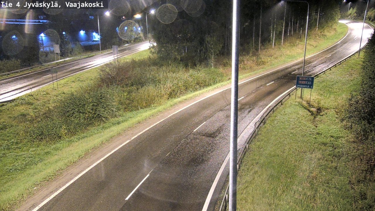 Weather Camera Image Road 4 Jyväskylä, Vaajakoski, Jyväskylä, Keski-Suomi