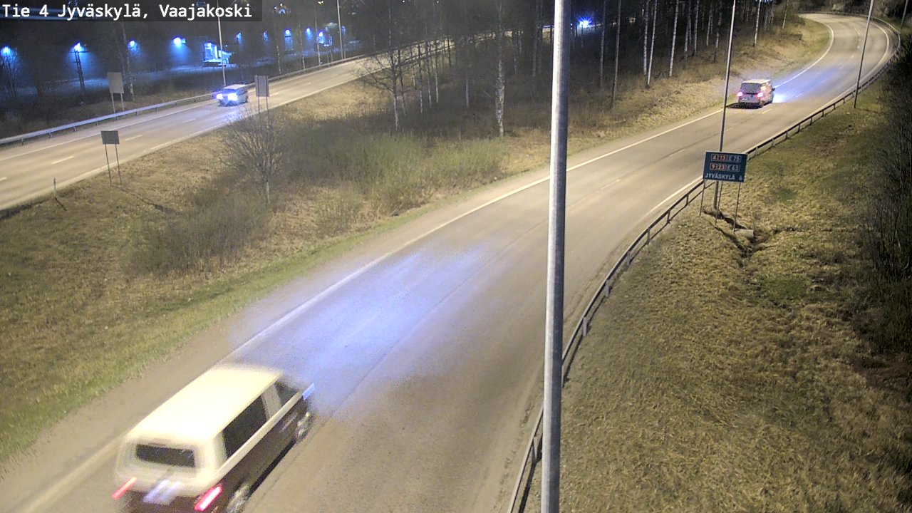 Weather Camera Image Road 4 Jyväskylä, Vaajakoski, Jyväskylä, Keski-Suomi