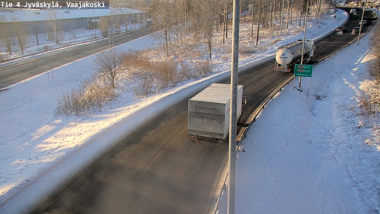 Weather Camera Image Road 4 Jyväskylä, Vaajakoski, Jyväskylä, Keski-Suomi