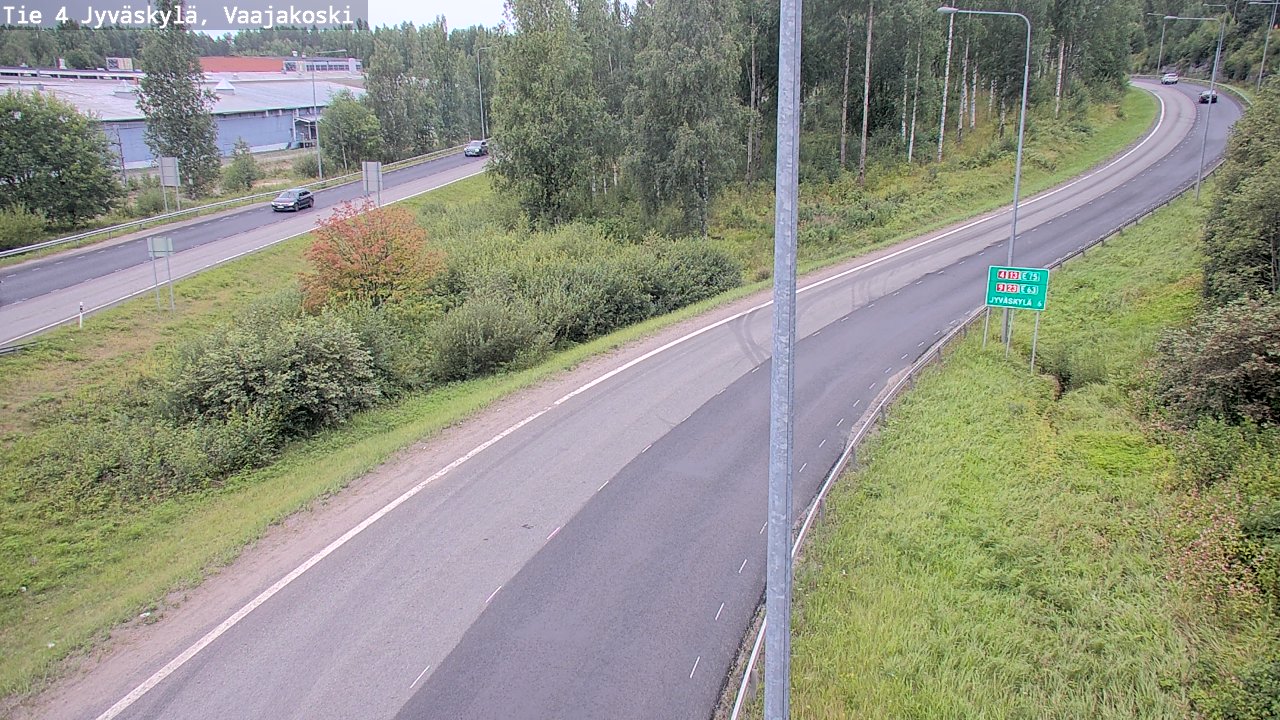 Weather Camera Image Road 4 Jyväskylä, Vaajakoski, Jyväskylä, Keski-Suomi