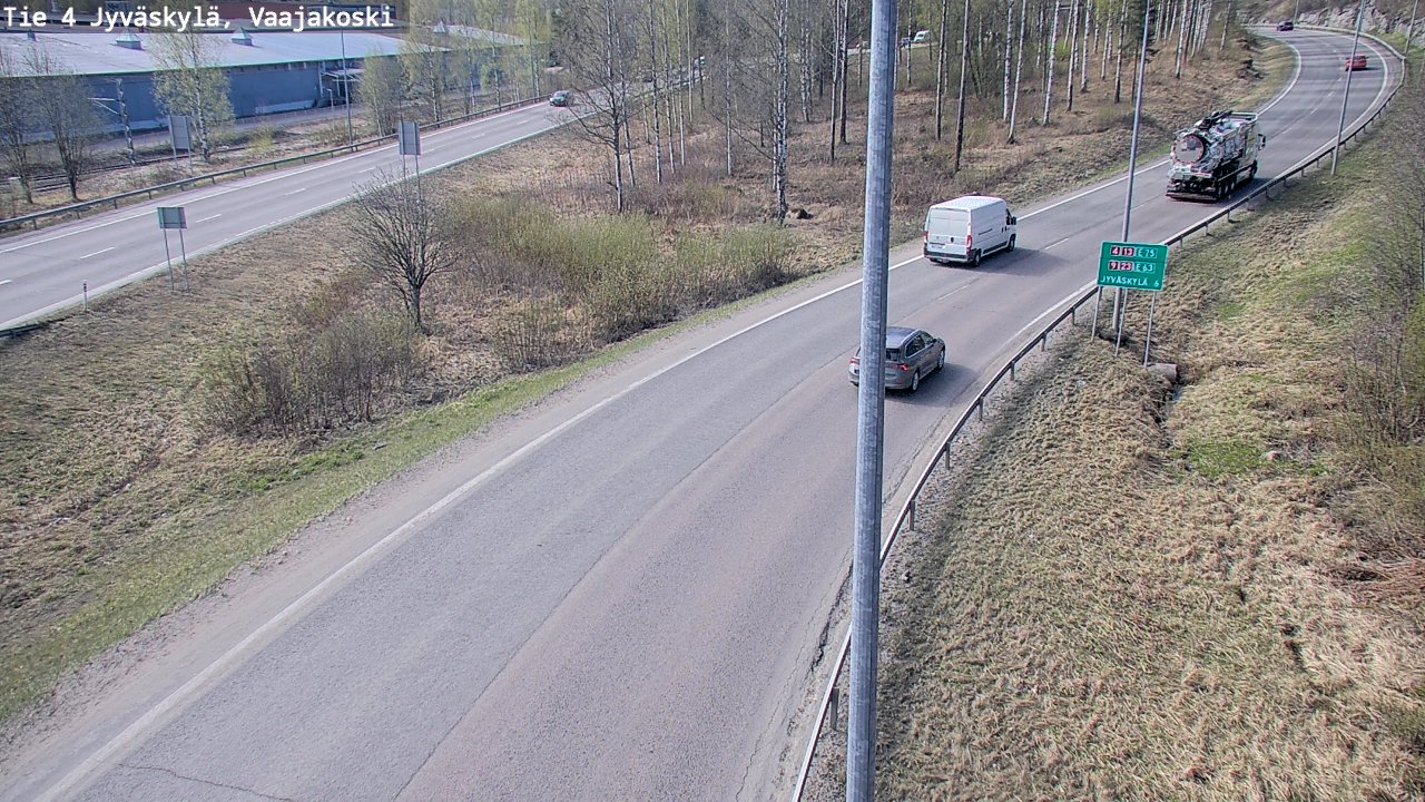 Kelikamerat Kuva Tie 4 Jyväskylä, Vaajakoski, Jyväskylä, Keski-Suomi