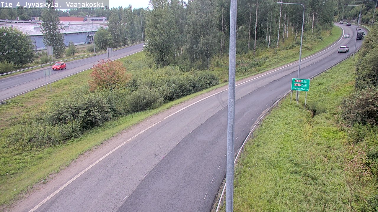 Weather Camera Image Road 4 Jyväskylä, Vaajakoski, Jyväskylä, Keski-Suomi
