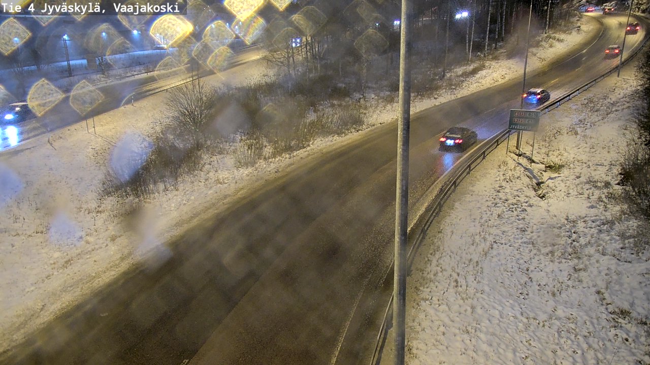 Weather Camera Image Väg 4 Jyväskylä, Vaajakoski, Jyväskylä, Keski-Suomi