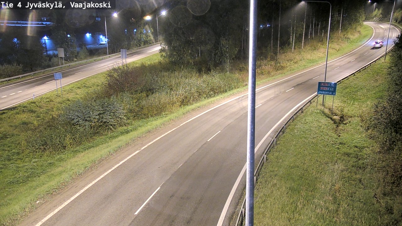Weather Camera Image Road 4 Jyväskylä, Vaajakoski, Jyväskylä, Keski-Suomi