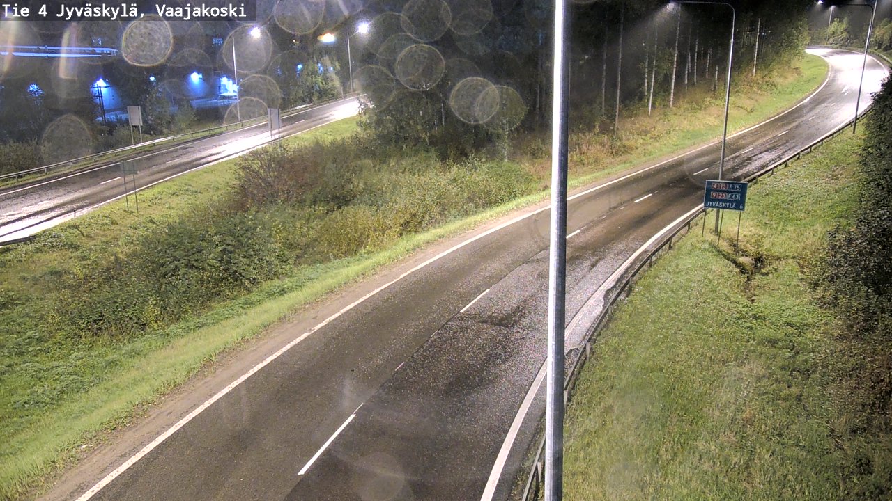 Weather Camera Image Road 4 Jyväskylä, Vaajakoski, Jyväskylä, Keski-Suomi