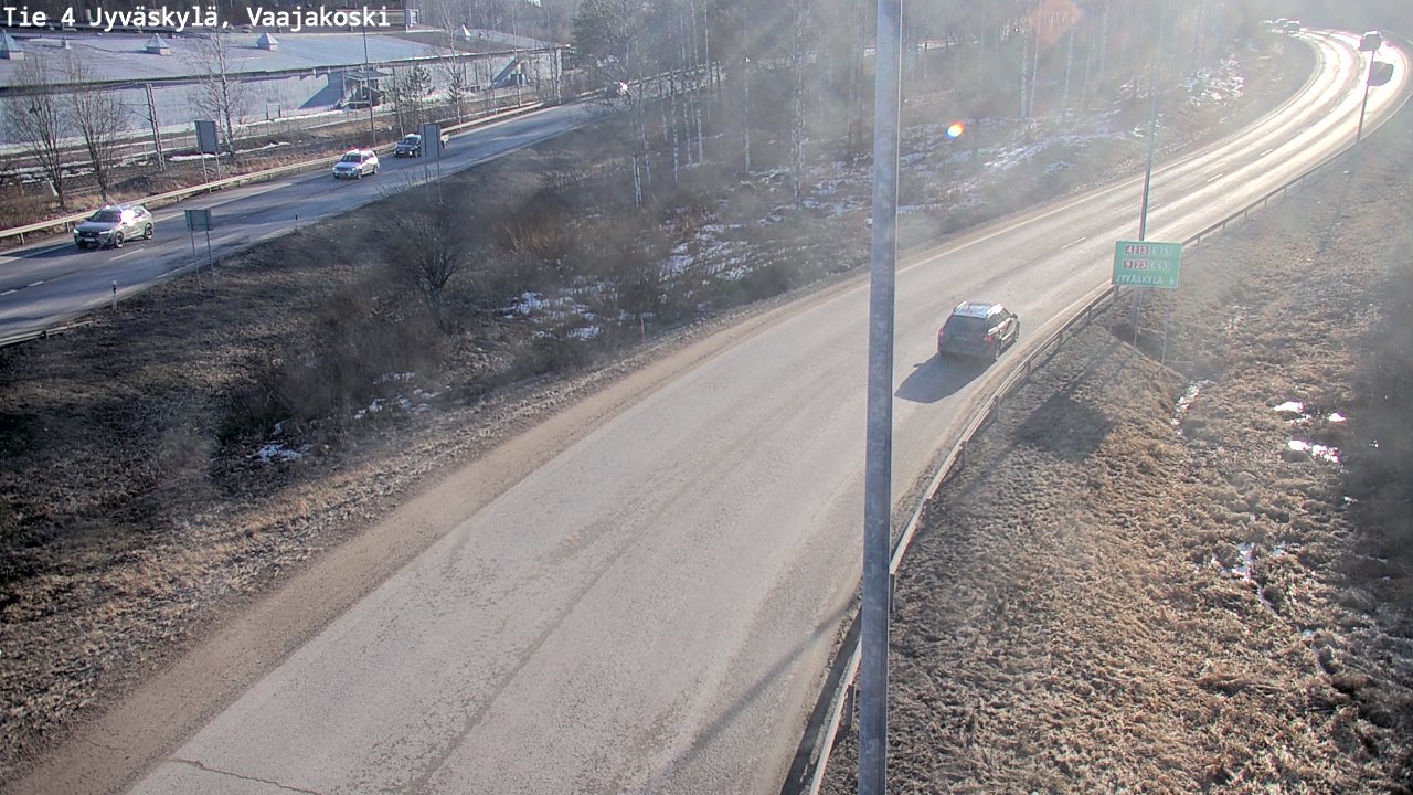 Weather Camera Image Road 4 Jyväskylä, Vaajakoski, Jyväskylä, Keski-Suomi