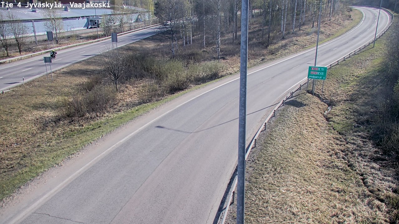 Weather Camera Image Road 4 Jyväskylä, Vaajakoski, Jyväskylä, Keski-Suomi