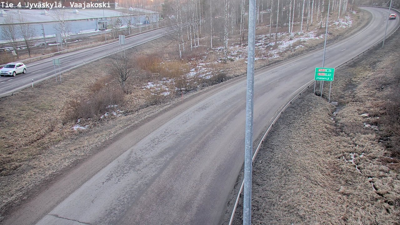 Weather Camera Image Road 4 Jyväskylä, Vaajakoski, Jyväskylä, Keski-Suomi