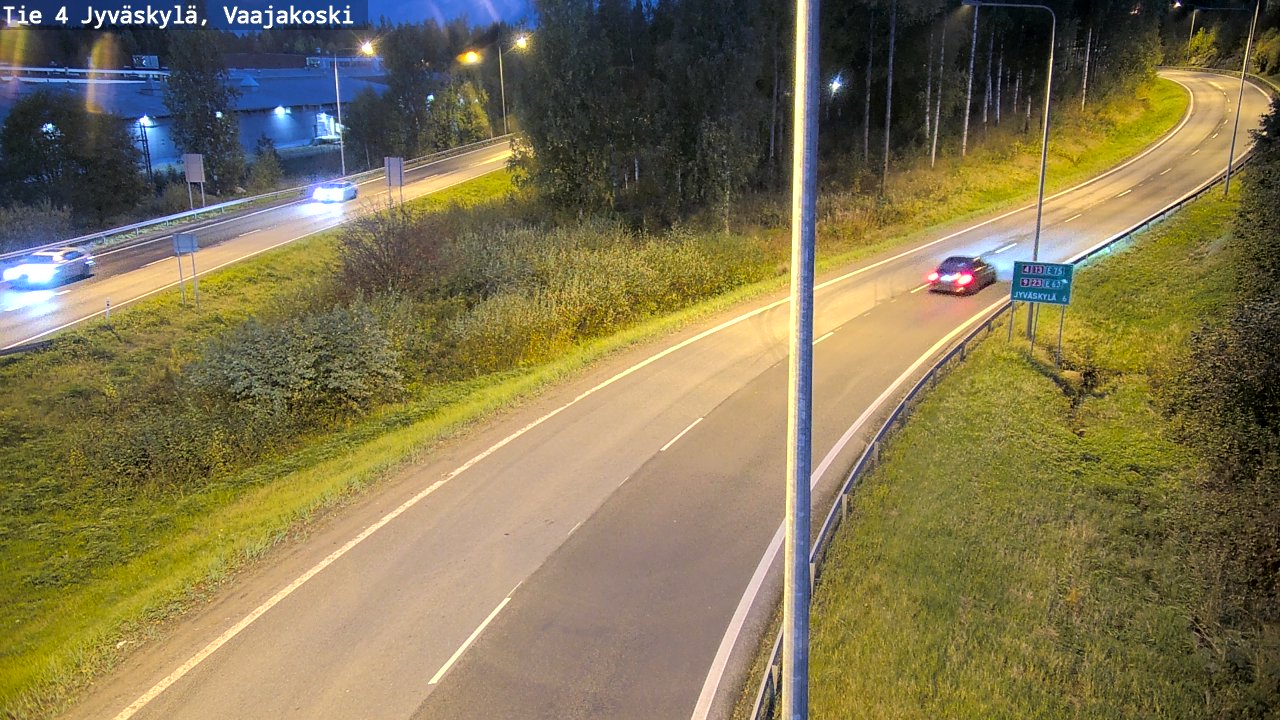 Weather Camera Image Road 4 Jyväskylä, Vaajakoski, Jyväskylä, Keski-Suomi