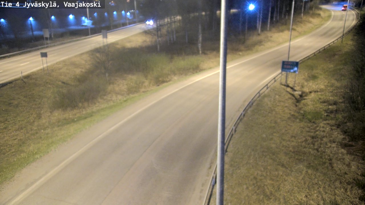 Weather Camera Image Road 4 Jyväskylä, Vaajakoski, Jyväskylä, Keski-Suomi