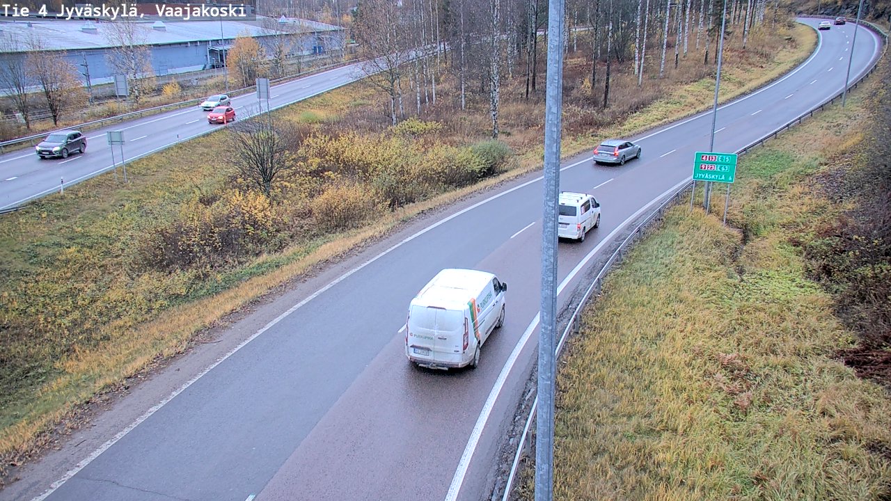 Kelikamerat Kuva Tie 4 Jyväskylä, Vaajakoski, Jyväskylä, Keski-Suomi