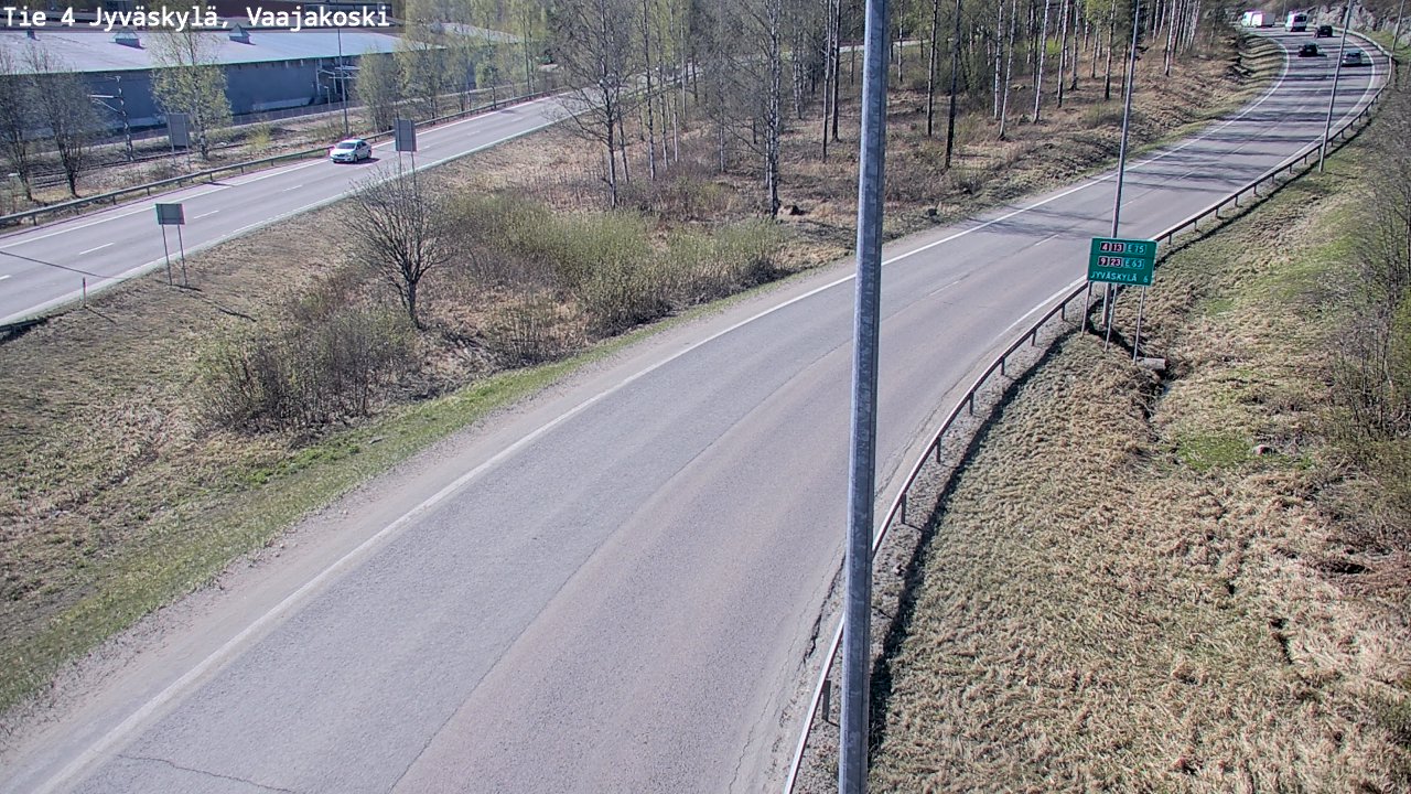 Kelikamerat Kuva Tie 4 Jyväskylä, Vaajakoski, Jyväskylä, Keski-Suomi