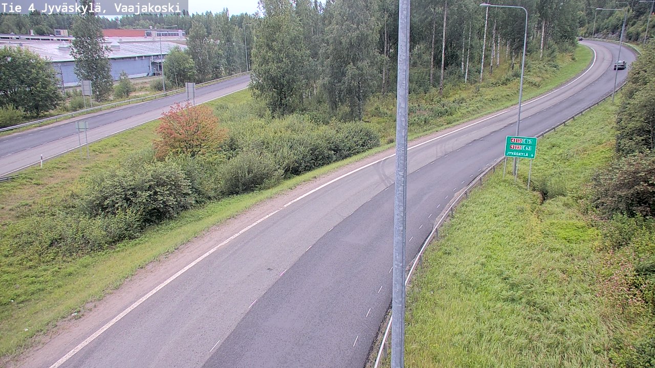 Weather Camera Image Road 4 Jyväskylä, Vaajakoski, Jyväskylä, Keski-Suomi