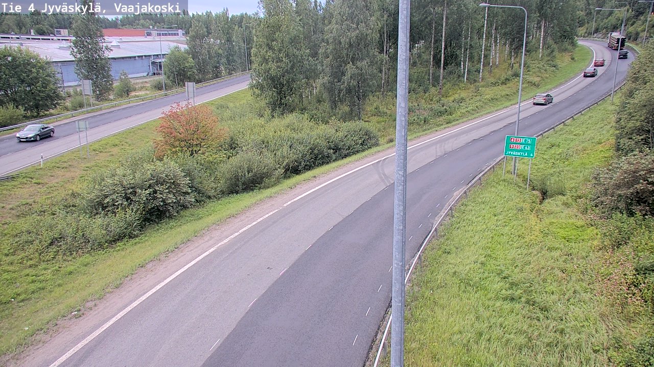 Weather Camera Image Road 4 Jyväskylä, Vaajakoski, Jyväskylä, Keski-Suomi