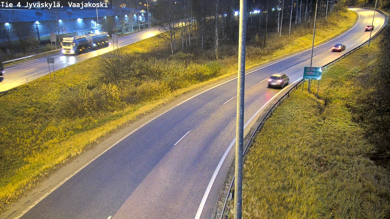 Kelikamerat Kuva Tie 4 Jyväskylä, Vaajakoski, Jyväskylä, Keski-Suomi