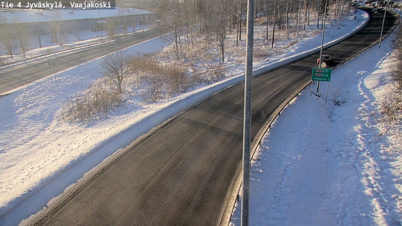 Weather Camera Image Road 4 Jyväskylä, Vaajakoski, Jyväskylä, Keski-Suomi