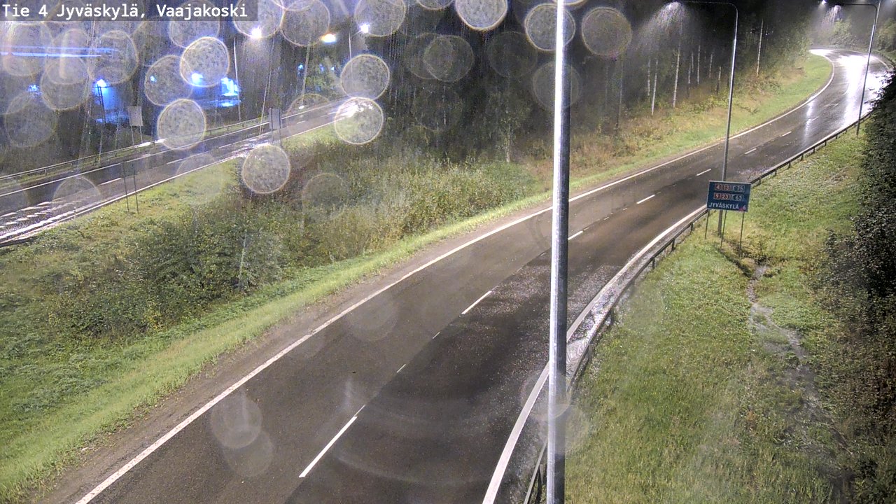 Weather Camera Image Road 4 Jyväskylä, Vaajakoski, Jyväskylä, Keski-Suomi