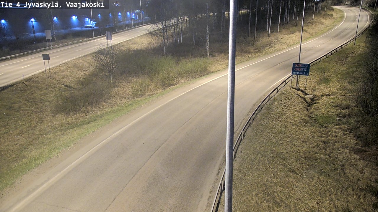 Weather Camera Image Road 4 Jyväskylä, Vaajakoski, Jyväskylä, Keski-Suomi