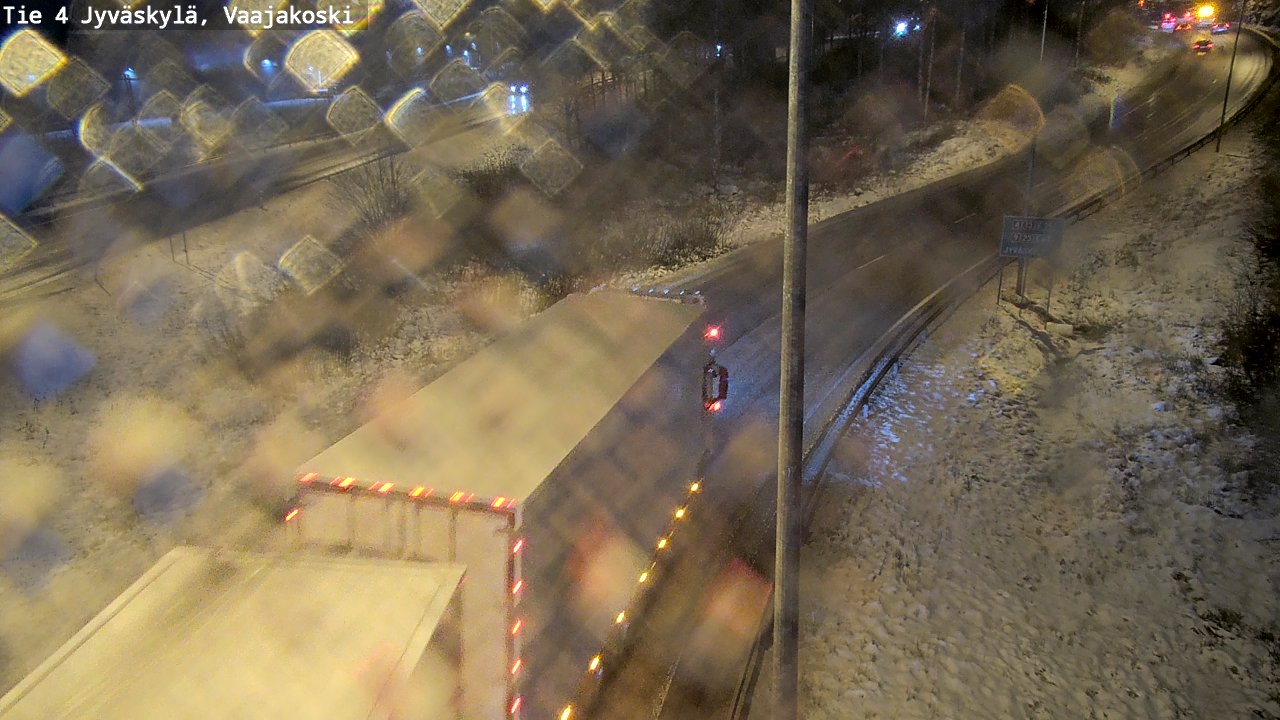 Weather Camera Image Väg 4 Jyväskylä, Vaajakoski, Jyväskylä, Keski-Suomi