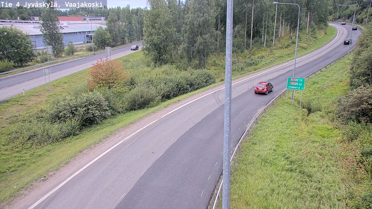 Weather Camera Image Road 4 Jyväskylä, Vaajakoski, Jyväskylä, Keski-Suomi