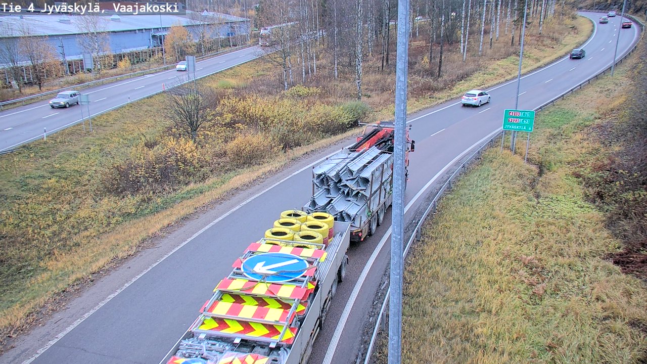 Kelikamerat Kuva Tie 4 Jyväskylä, Vaajakoski, Jyväskylä, Keski-Suomi