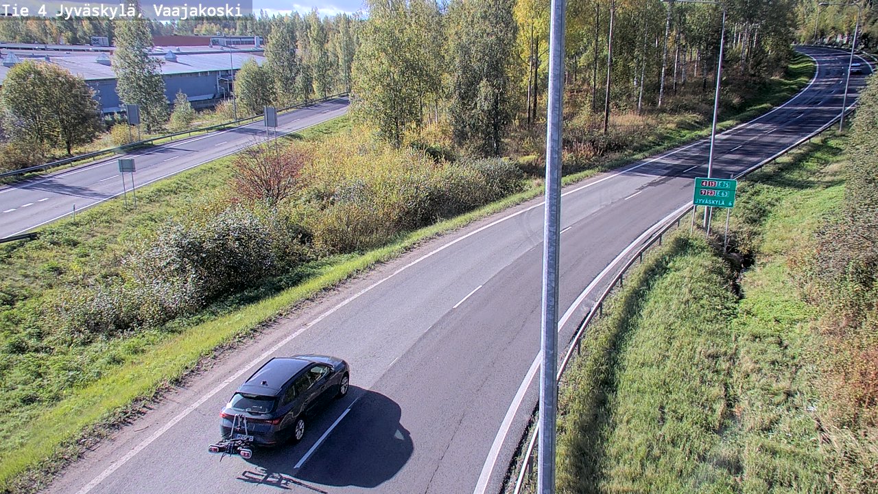 Kelikamerat Kuva Tie 4 Jyväskylä, Vaajakoski, Jyväskylä, Keski-Suomi