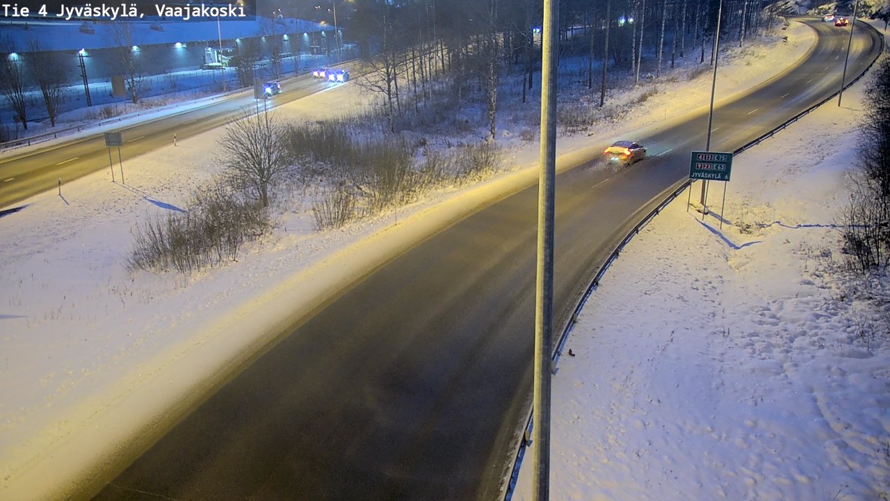 Weather Camera Image Road 4 Jyväskylä, Vaajakoski, Jyväskylä, Keski-Suomi