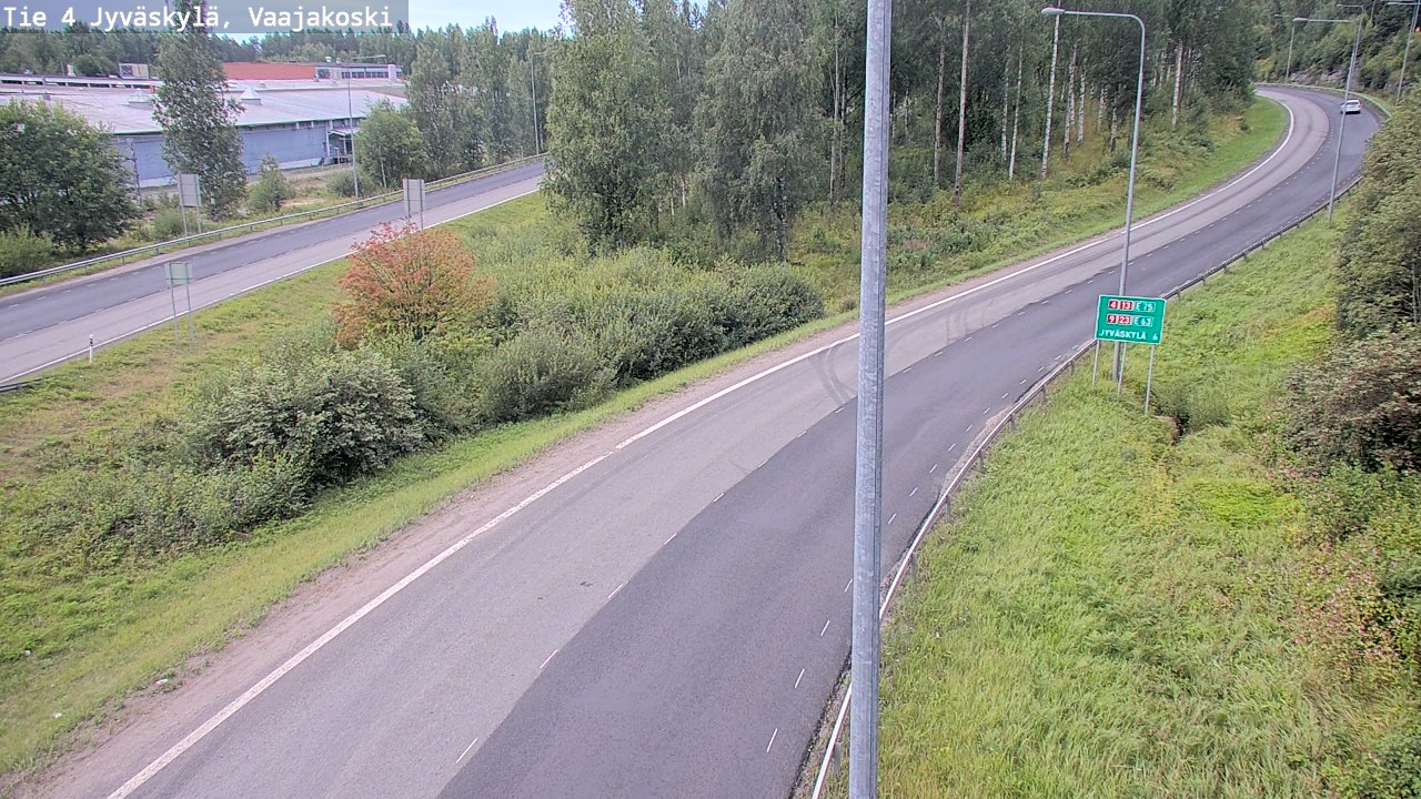 Weather Camera Image Road 4 Jyväskylä, Vaajakoski, Jyväskylä, Keski-Suomi