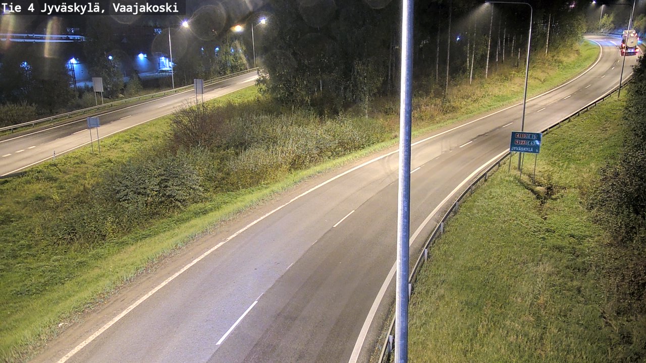 Weather Camera Image Road 4 Jyväskylä, Vaajakoski, Jyväskylä, Keski-Suomi