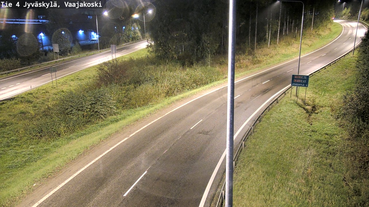 Weather Camera Image Road 4 Jyväskylä, Vaajakoski, Jyväskylä, Keski-Suomi