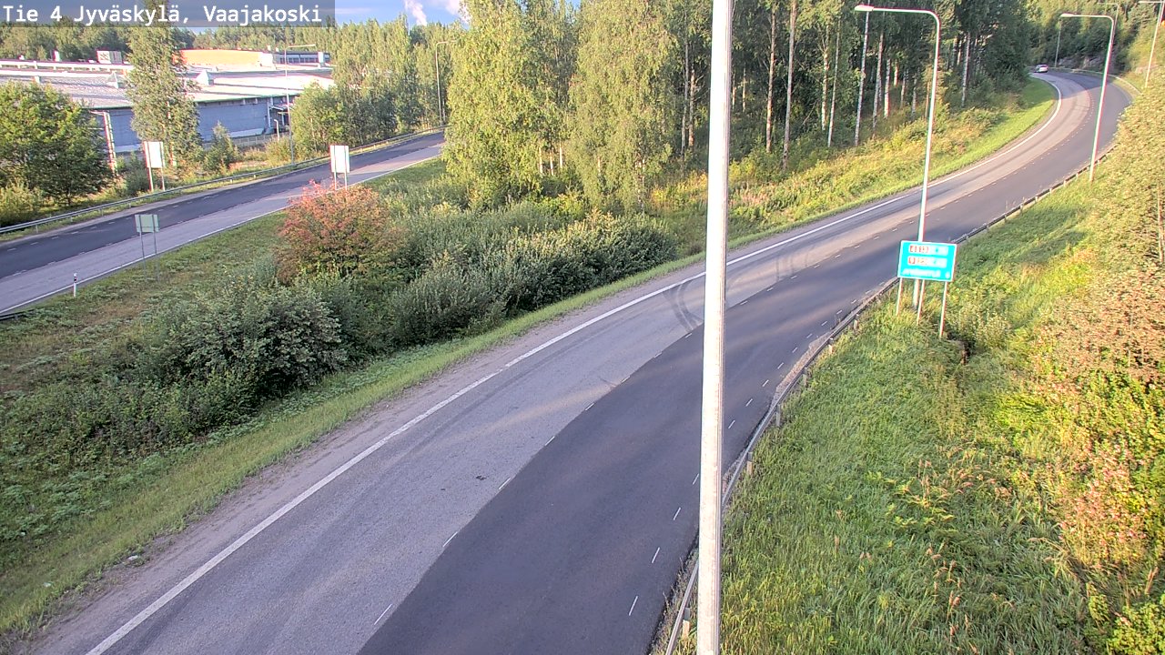 Weather Camera Image Road 4 Jyväskylä, Vaajakoski, Jyväskylä, Keski-Suomi