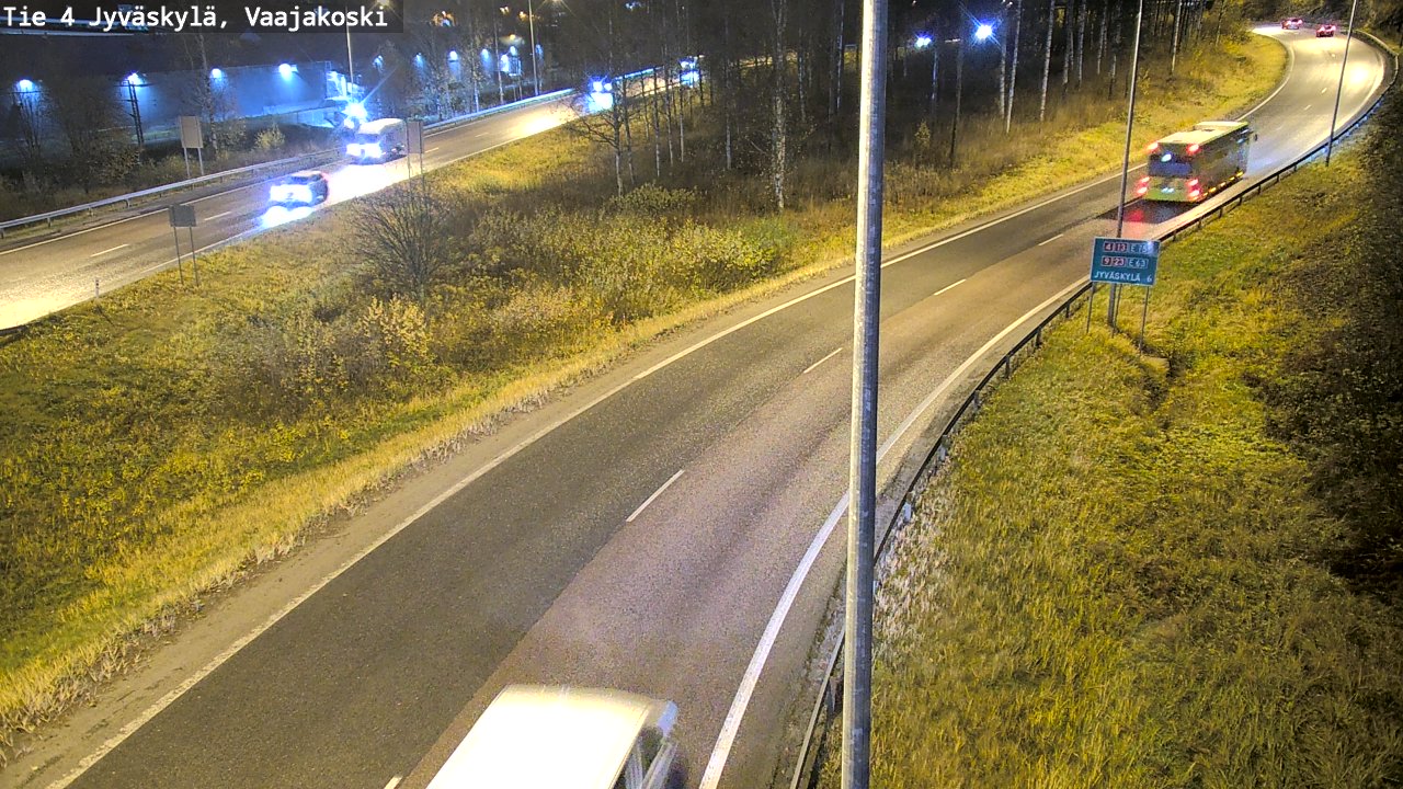 Kelikamerat Kuva Tie 4 Jyväskylä, Vaajakoski, Jyväskylä, Keski-Suomi