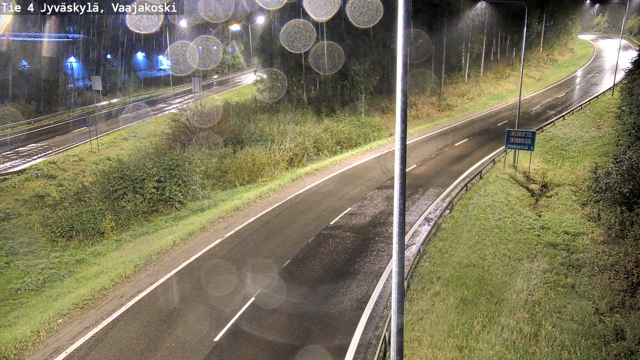Weather Camera Image Road 4 Jyväskylä, Vaajakoski, Jyväskylä, Keski-Suomi