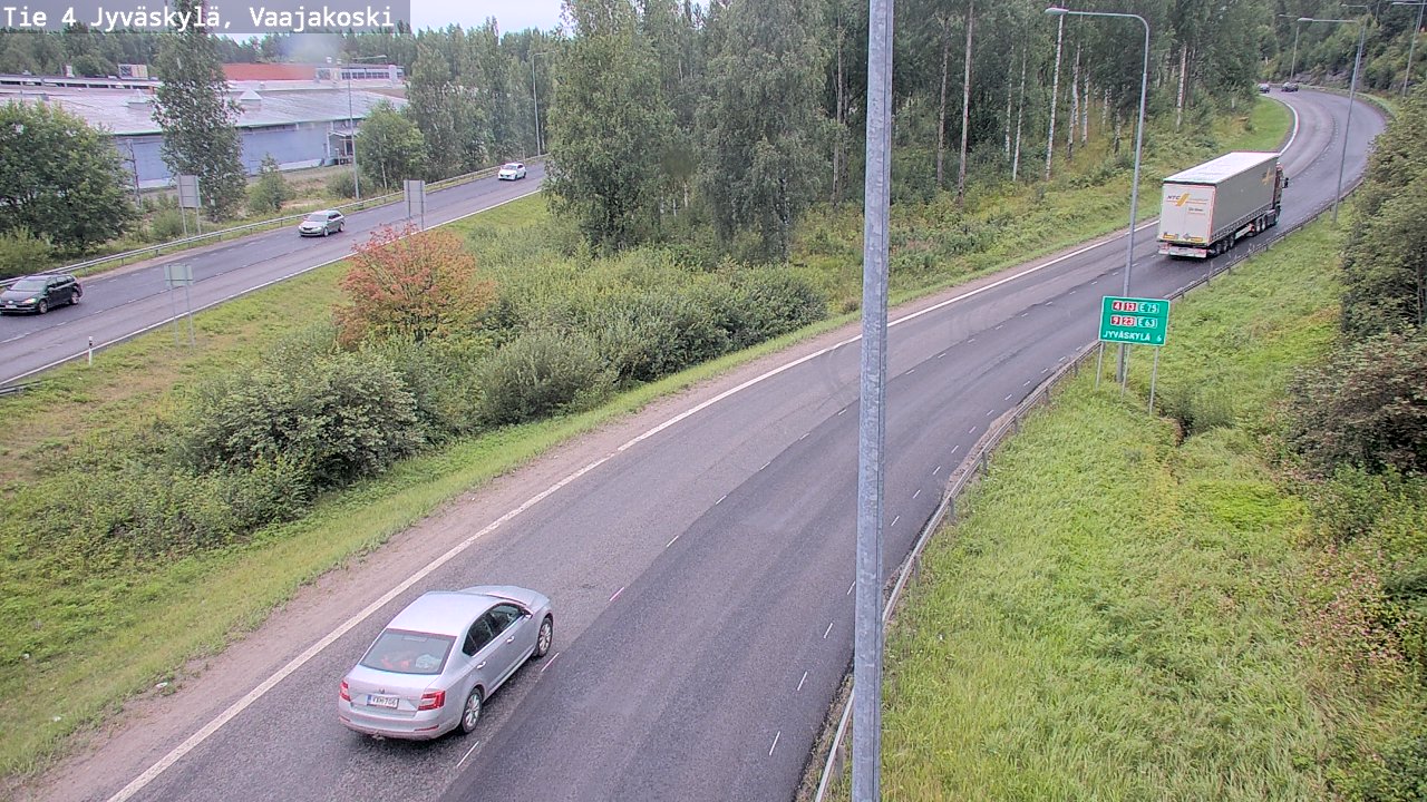 Weather Camera Image Road 4 Jyväskylä, Vaajakoski, Jyväskylä, Keski-Suomi