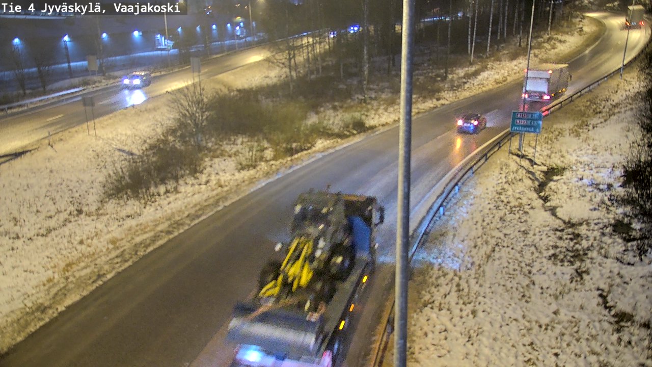 Weather Camera Image Väg 4 Jyväskylä, Vaajakoski, Jyväskylä, Keski-Suomi