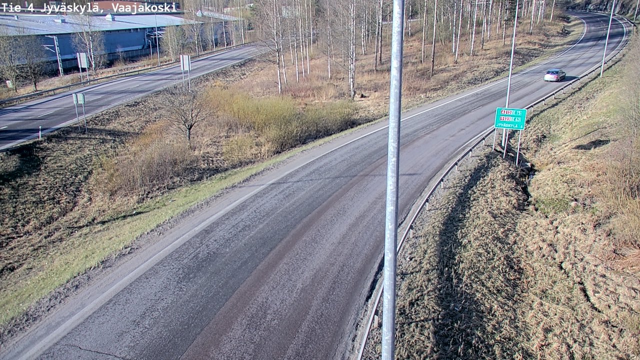 Weather Camera Image Road 4 Jyväskylä, Vaajakoski, Jyväskylä, Keski-Suomi