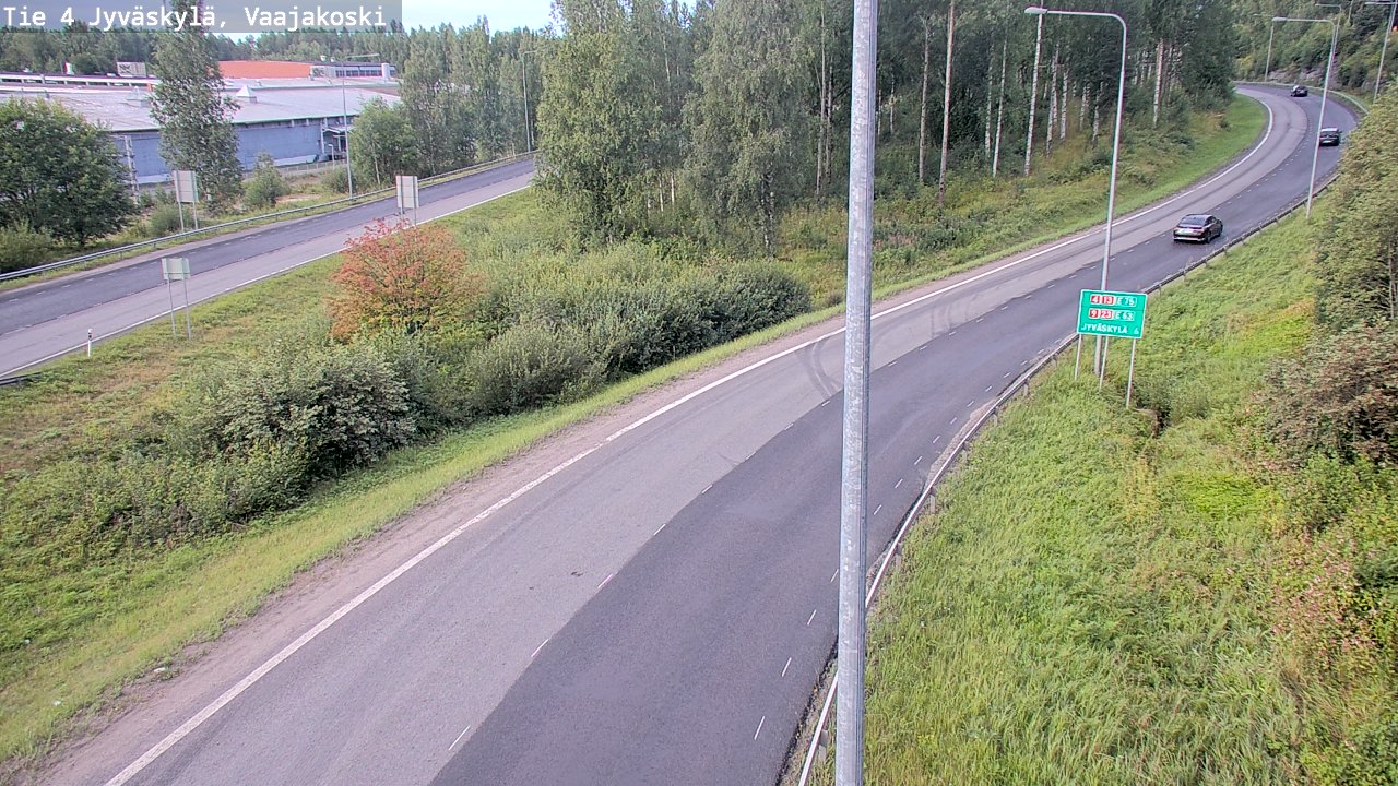Weather Camera Image Road 4 Jyväskylä, Vaajakoski, Jyväskylä, Keski-Suomi