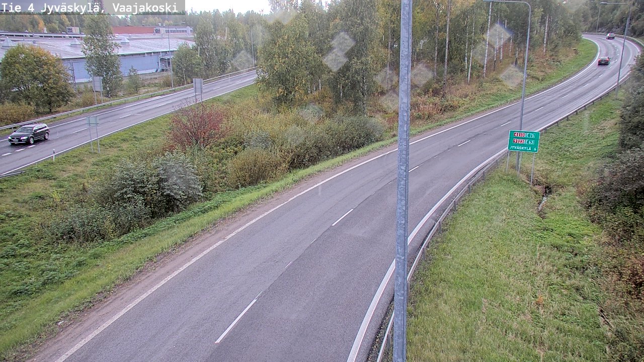 Weather Camera Image Road 4 Jyväskylä, Vaajakoski, Jyväskylä, Keski-Suomi
