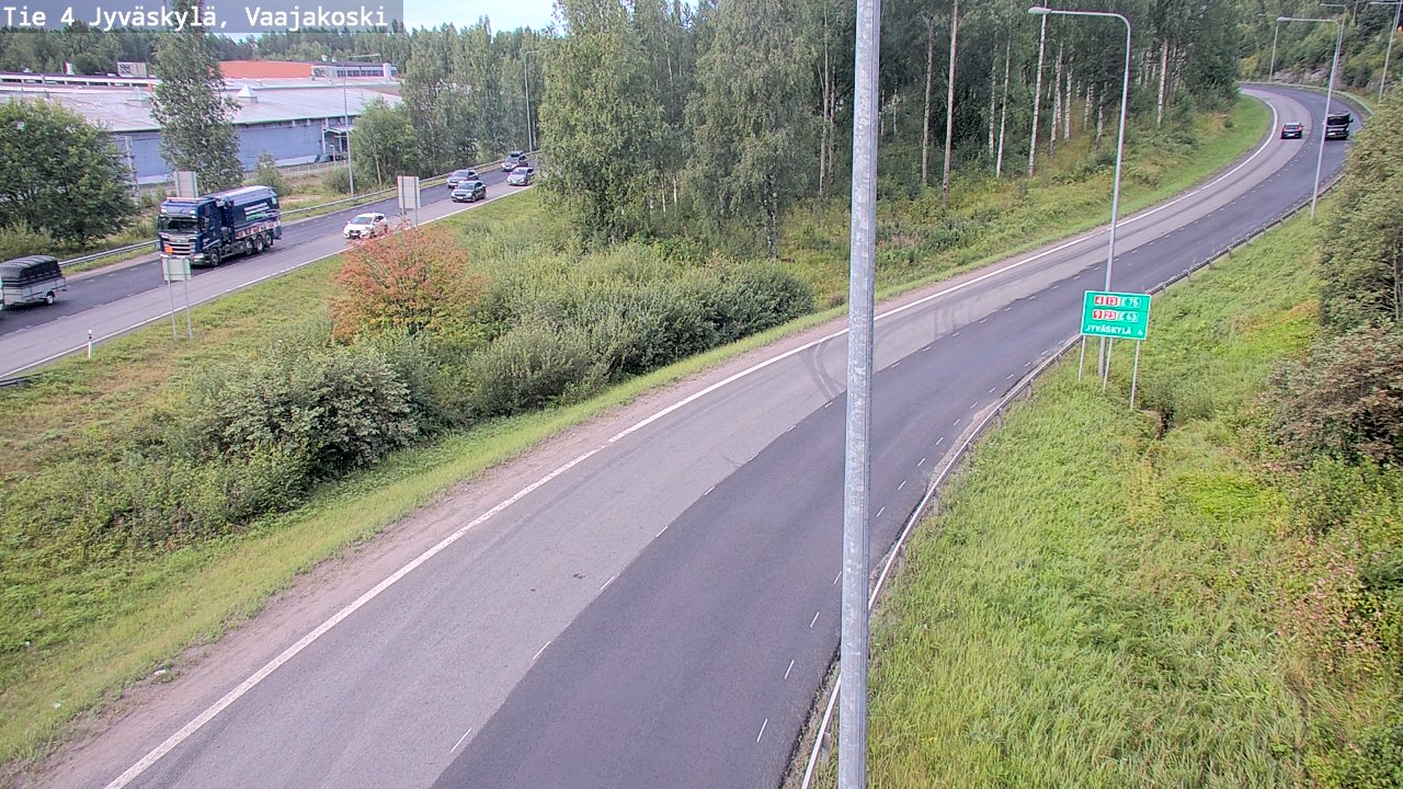 Weather Camera Image Road 4 Jyväskylä, Vaajakoski, Jyväskylä, Keski-Suomi