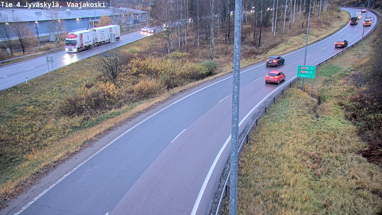 Kelikamerat Kuva Tie 4 Jyväskylä, Vaajakoski, Jyväskylä, Keski-Suomi