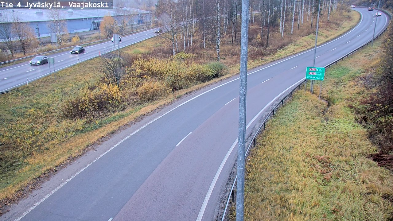 Kelikamerat Kuva Tie 4 Jyväskylä, Vaajakoski, Jyväskylä, Keski-Suomi