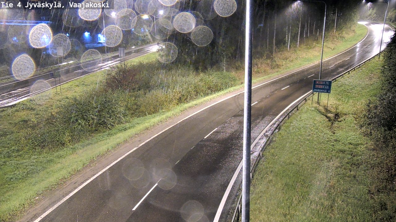 Weather Camera Image Road 4 Jyväskylä, Vaajakoski, Jyväskylä, Keski-Suomi