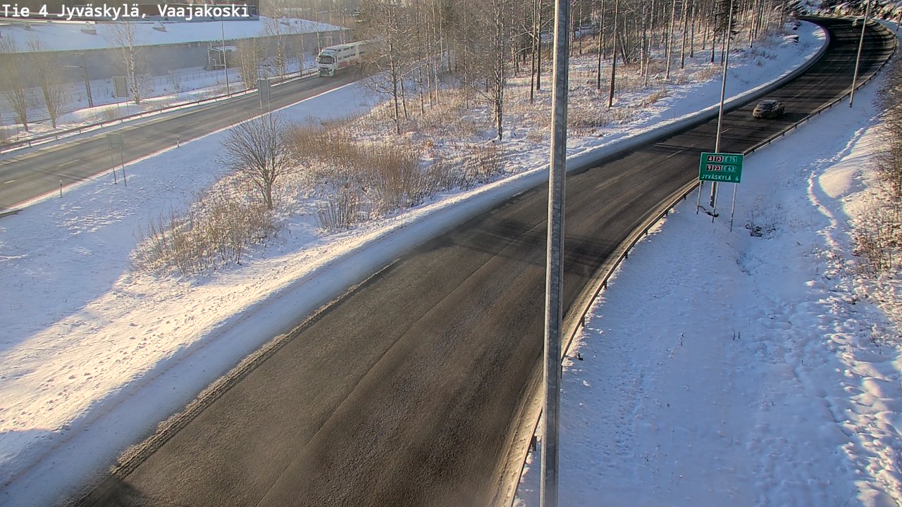 Weather Camera Image Road 4 Jyväskylä, Vaajakoski, Jyväskylä, Keski-Suomi