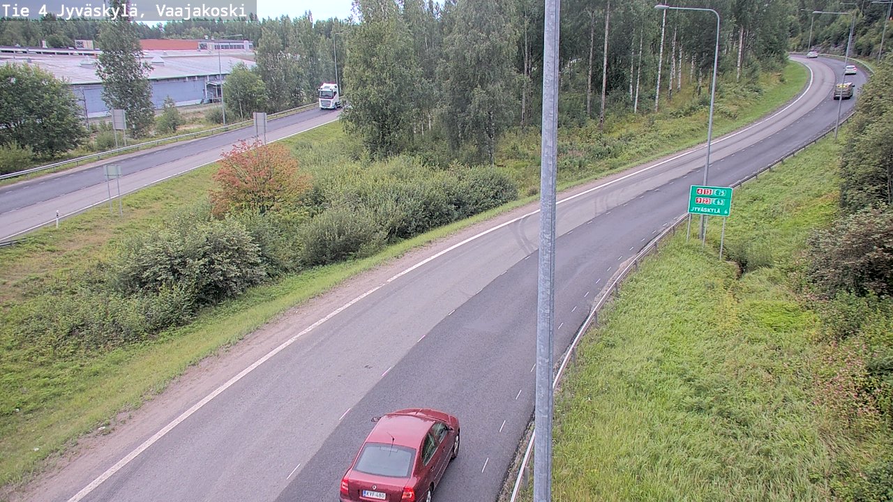 Weather Camera Image Road 4 Jyväskylä, Vaajakoski, Jyväskylä, Keski-Suomi