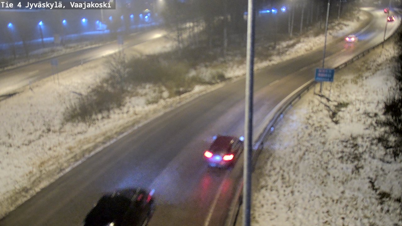 Weather Camera Image Väg 4 Jyväskylä, Vaajakoski, Jyväskylä, Keski-Suomi