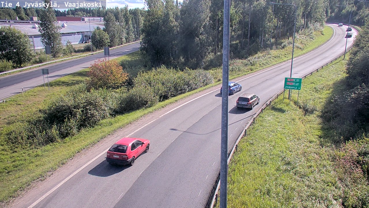 Kelikamerat Kuva Tie 4 Jyväskylä, Vaajakoski, Jyväskylä, Keski-Suomi